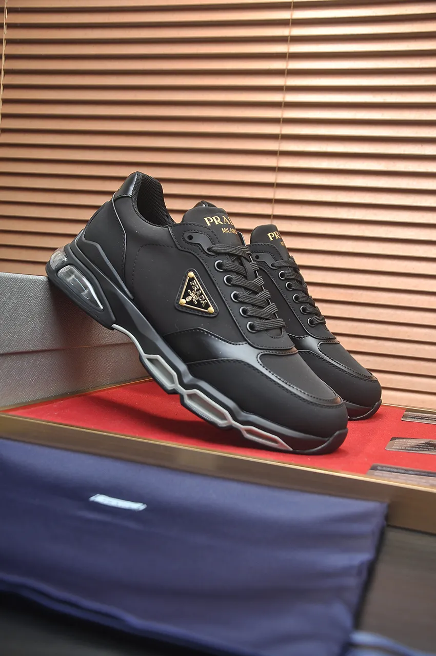 Men's shoes 💰680💶 [PRADA] Top-quality original items, new seasonal styles, high-quality original items, top-quality imported calfskin and original imported glue, imported cowhide lining with original cowhide feet, original outsole! Quality guaranteed! Code 38-45 (45 customized)